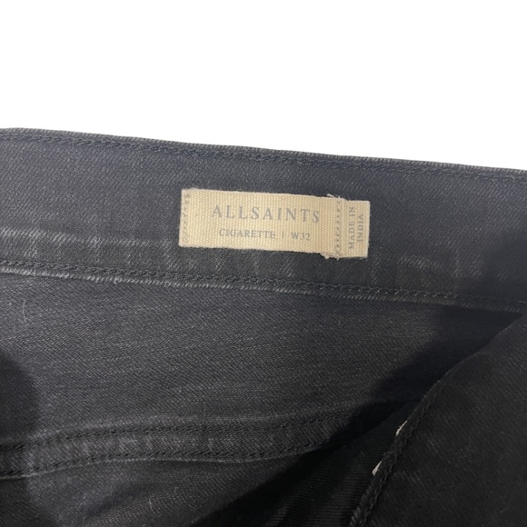 ALLSAINTS Jeans - Black Cigarette Cut (M/32) - Picture 6 of 6